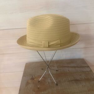 Vintage Park Royal Exclusive Design Tan Wool Fedora Mens Size 7 1/8 Old Money